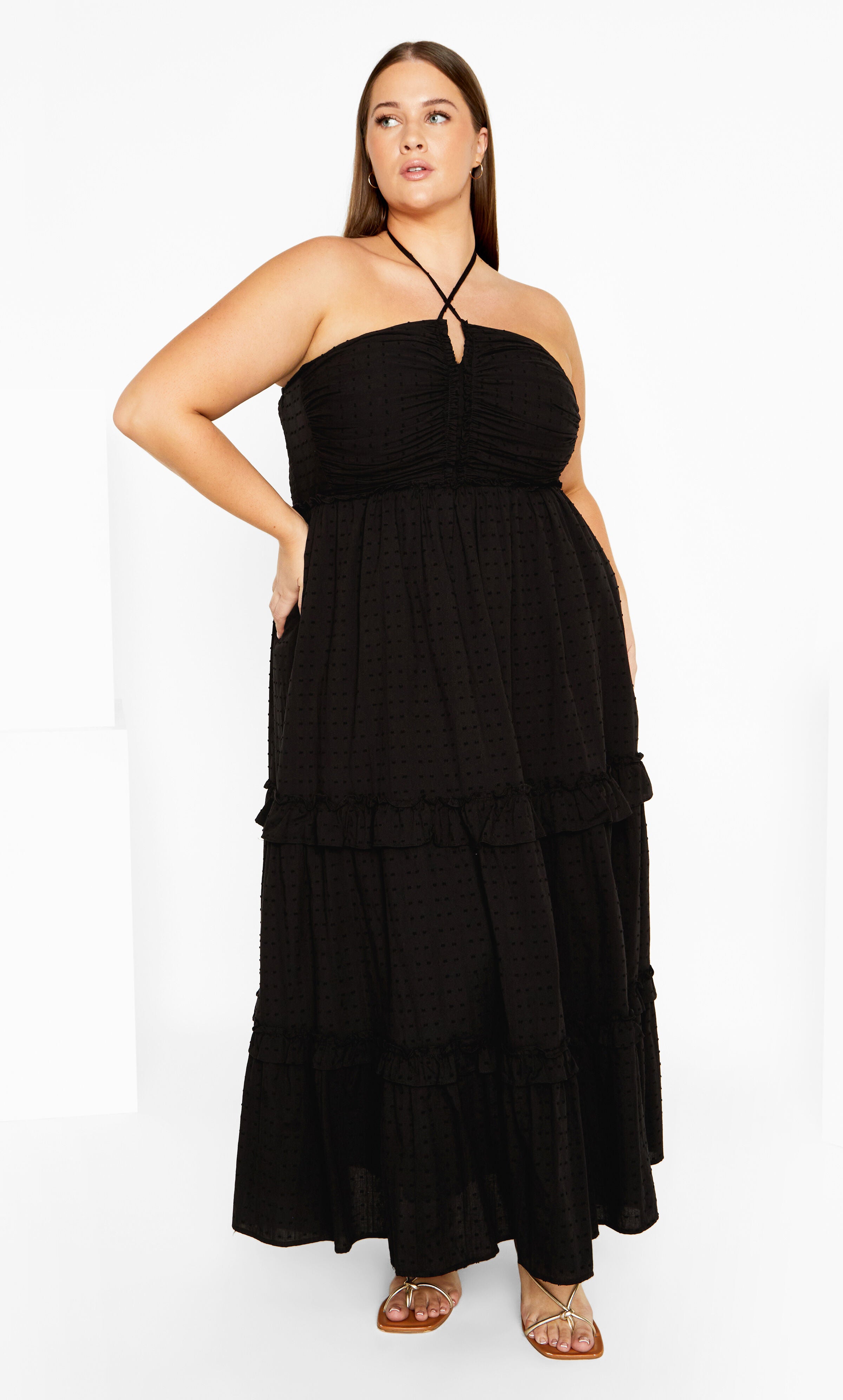 Ivy Dress - black, BLACK, alternate image number 1