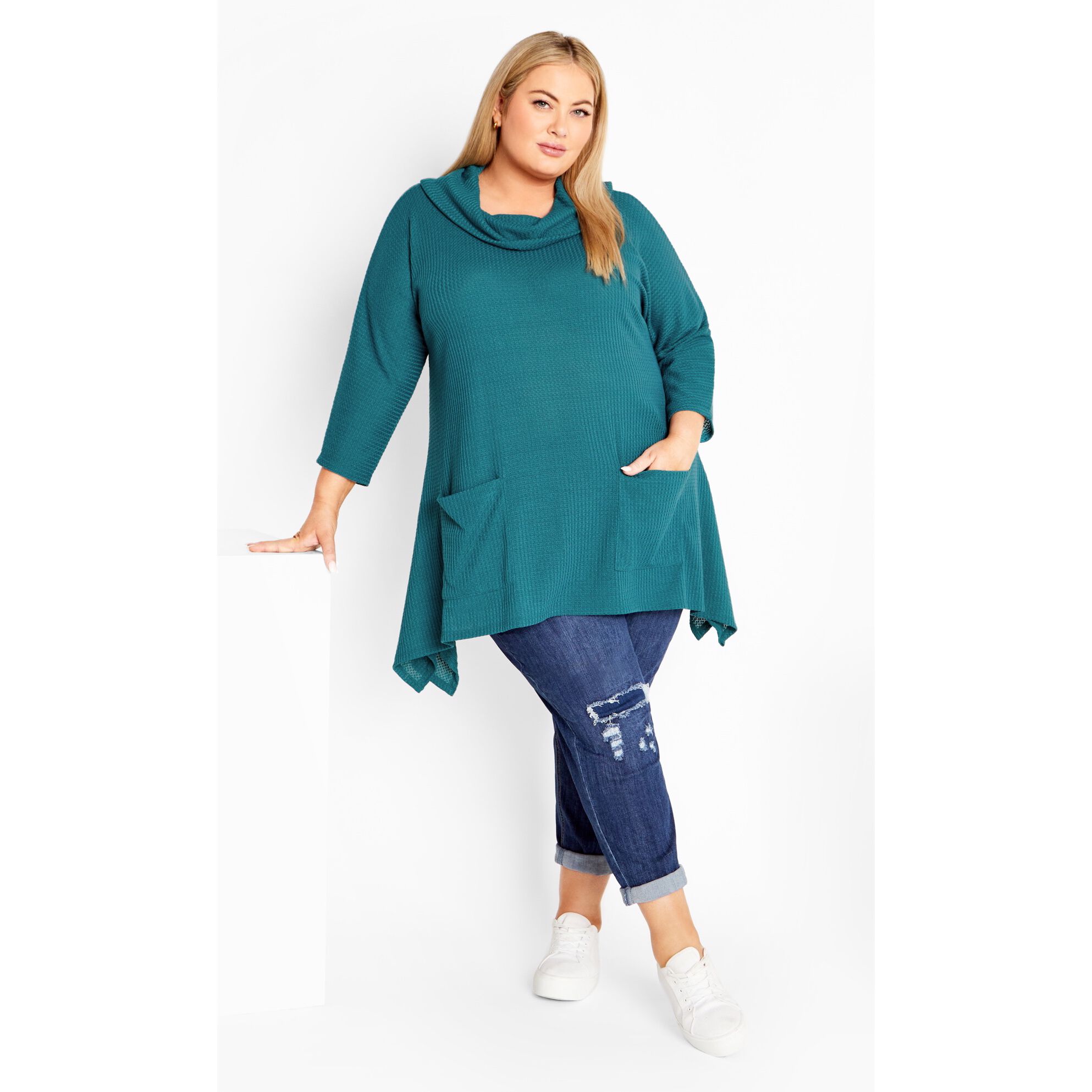 Ari Pocket Tunic, TEAL, alternate image number 5
