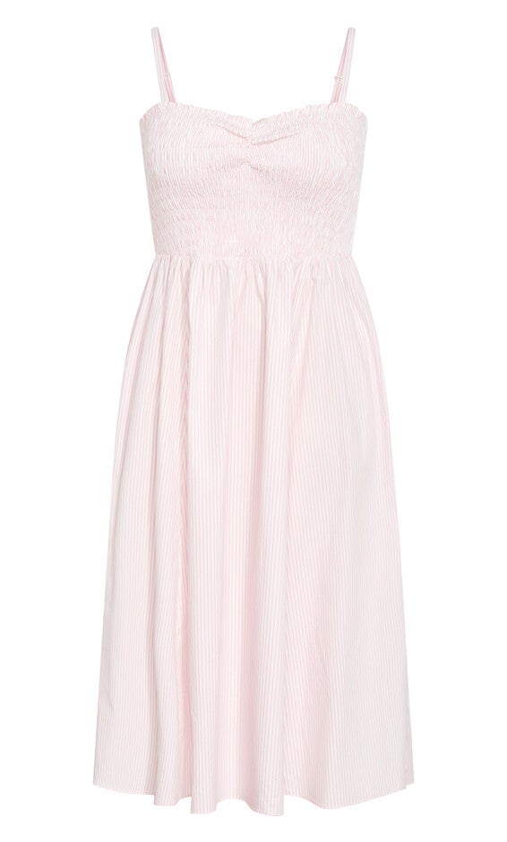 Vacation Maxi Dress - pink stripe, PINK, alternate image number 3