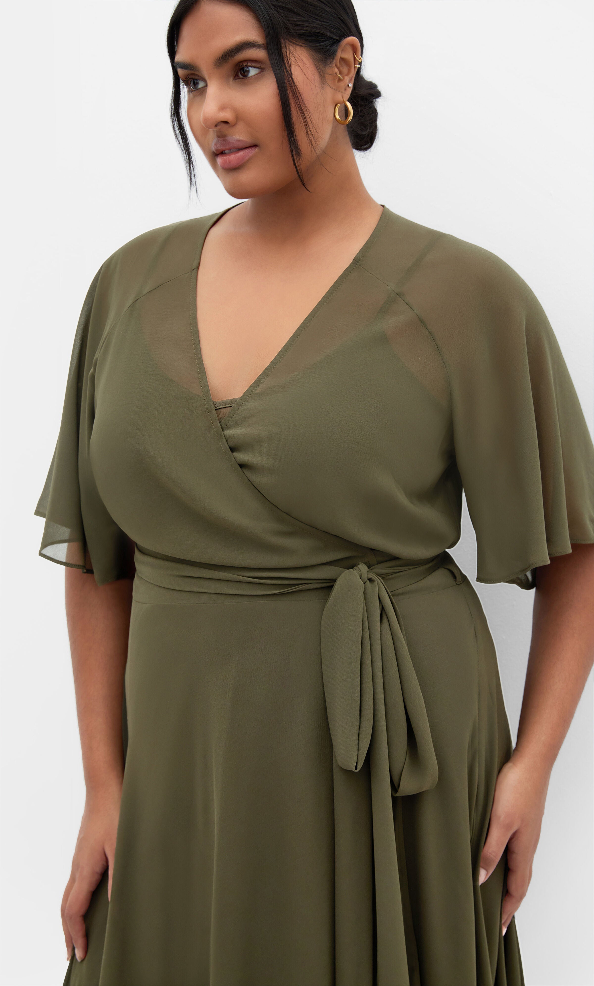 Lovers Lane Dress - forest green, GREEN, alternate image number 3