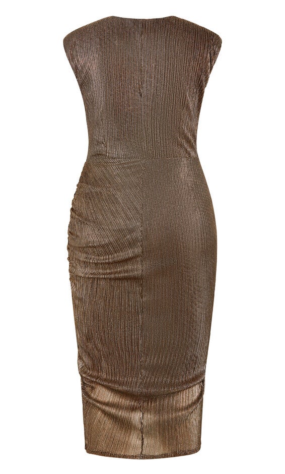 Starlit Dress - gold, GOLD, alternate image number 4