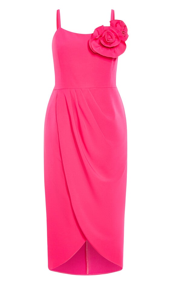 Fleur Dress - vibrant pink, PINK, alternate image number 4