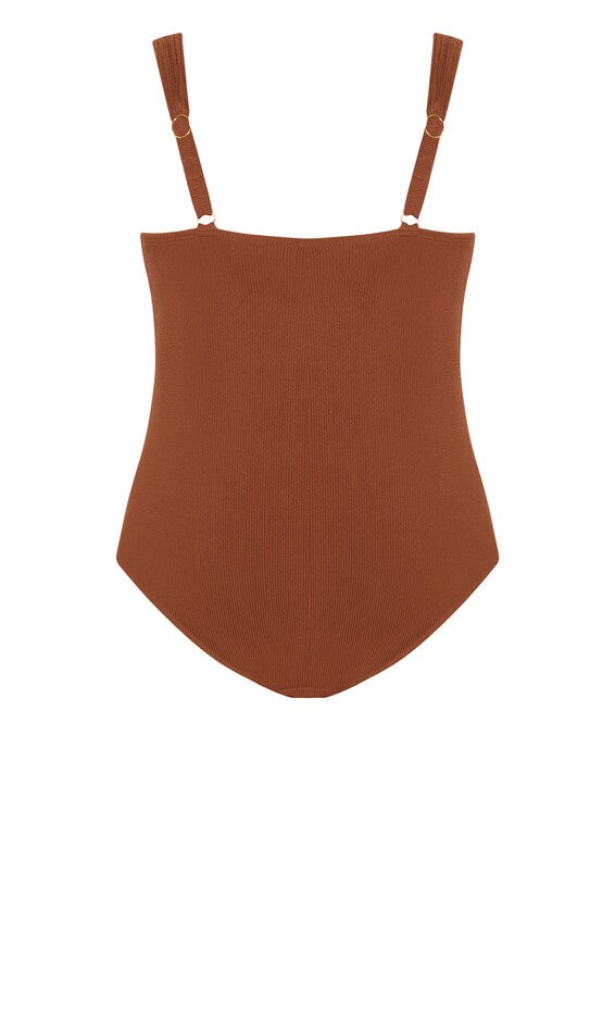 Corfu Underwire 1 Piece - cinnamon, BROWN, alternate image number null
