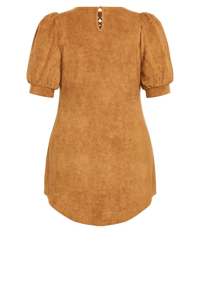Whitney Dress - caramel, BROWN, alternate image number 4