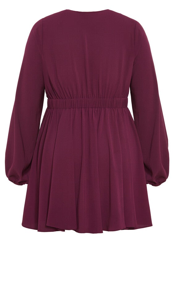 Adelyn Dress - plum, PURPLE, alternate image number 4