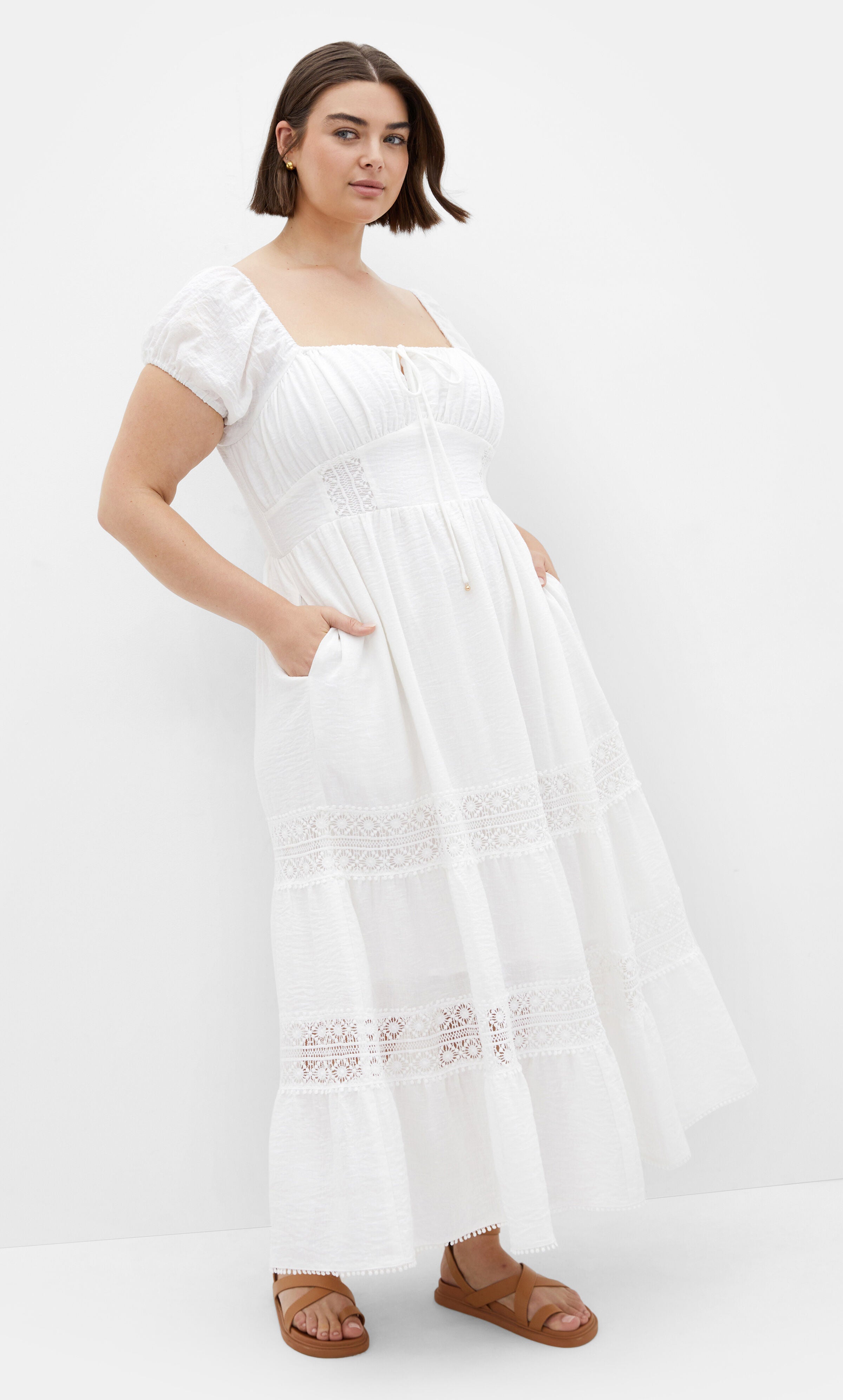 Haven Dress - ivory, WHITE, alternate image number 3