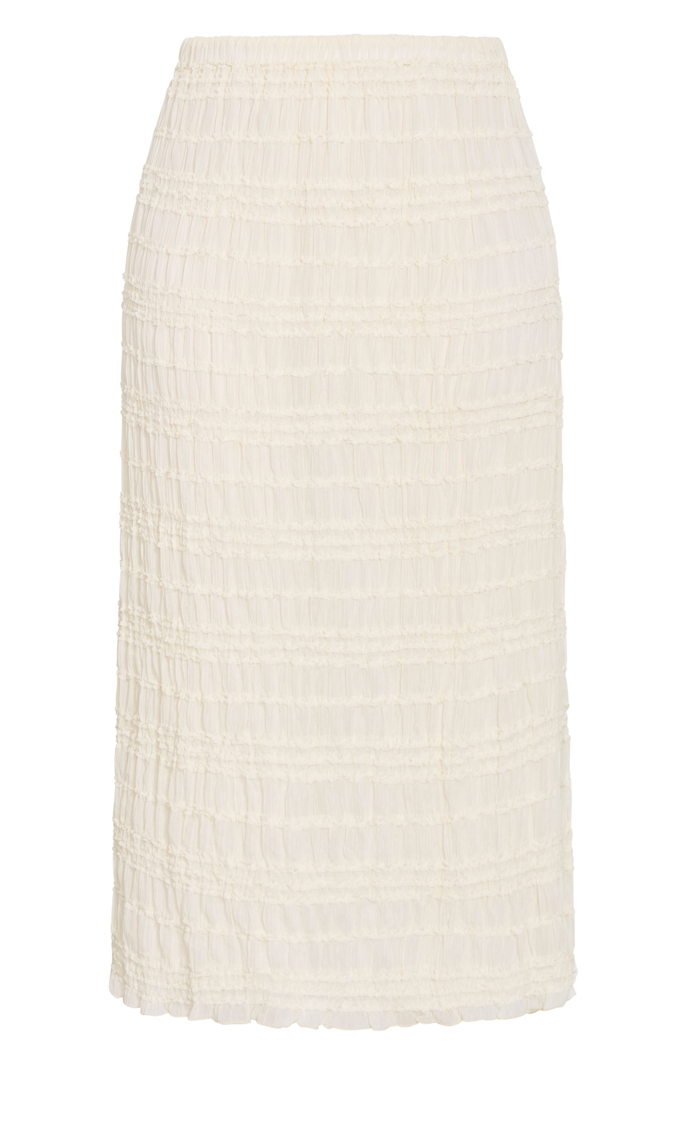 Emelia Shirred Skirt, BEIGE, alternate image number 4