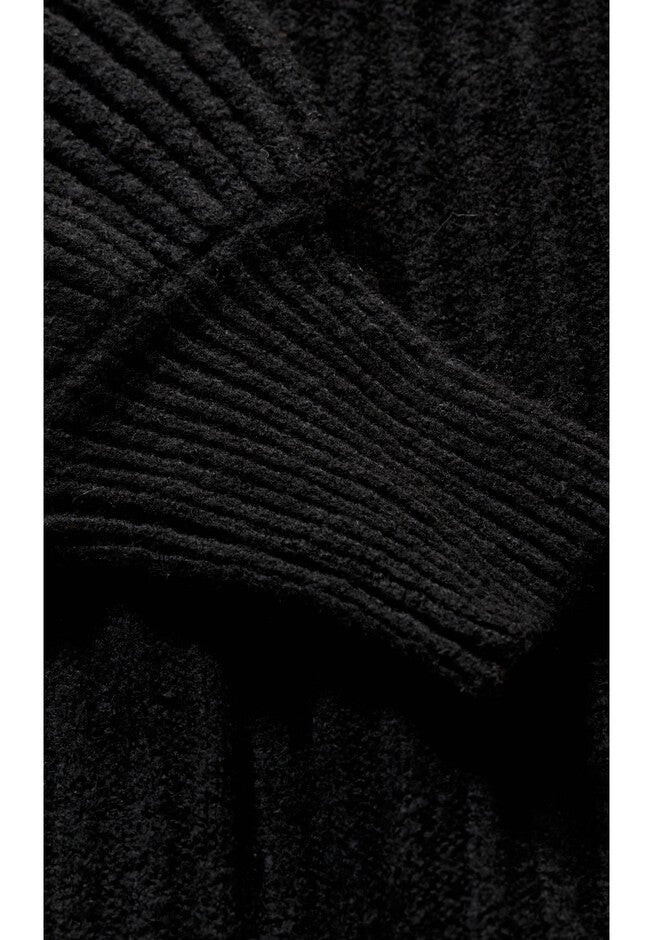Sasha Rib Dress, BLACK, alternate image number null