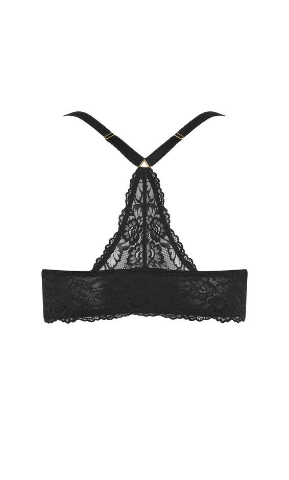 Adore Luxe Racerback Push Up Bra - black, BLACK, alternate image number 3