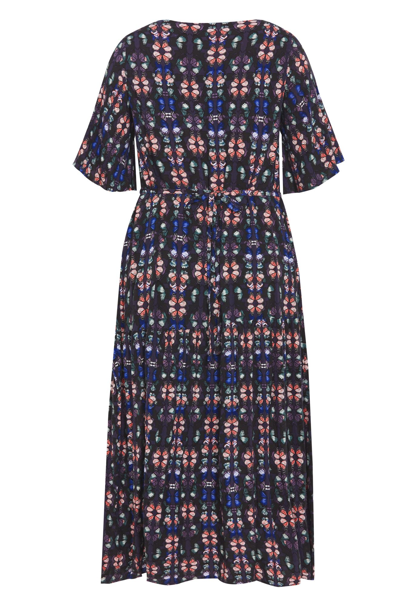 Val Print Dress, BUTTERFLY PAIR, alternate image number 4