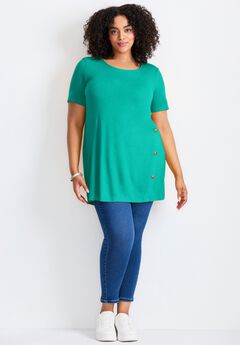 Plus Size Rayon Tunics