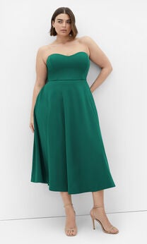 Sweet Flare Dress - sea green