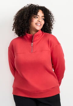 Piper Half Zip Sweat Top