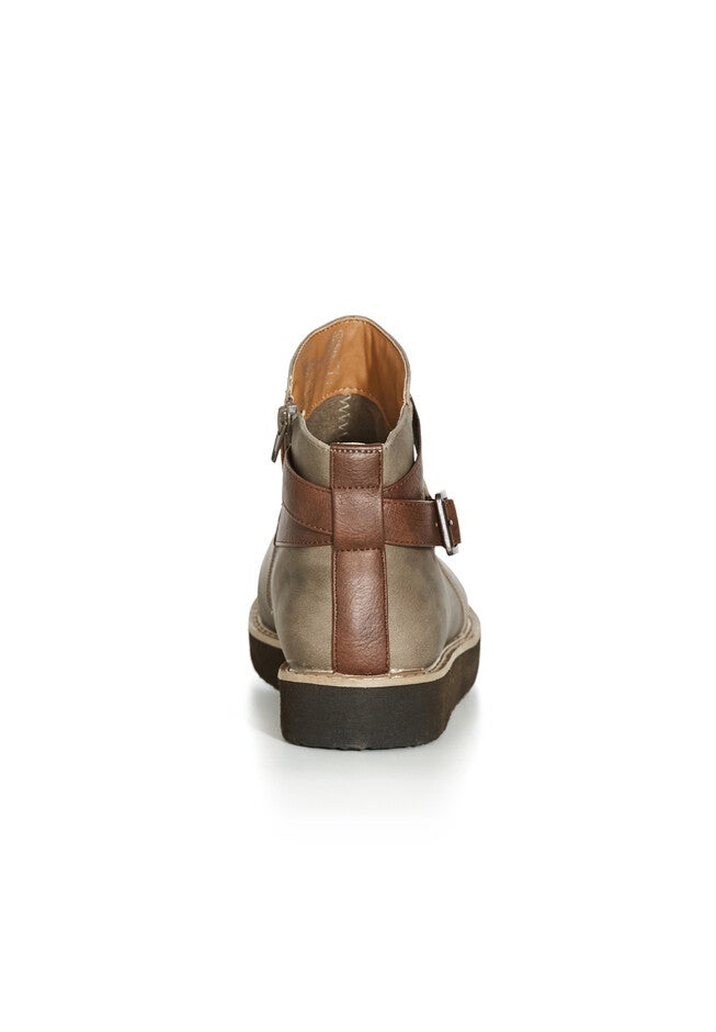 Valentina Wide Width Ankle Boot, GREY, on-hover image number 1