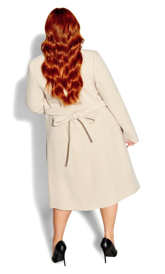 Sassy Military Coat - buff, BEIGE, alternate image number null