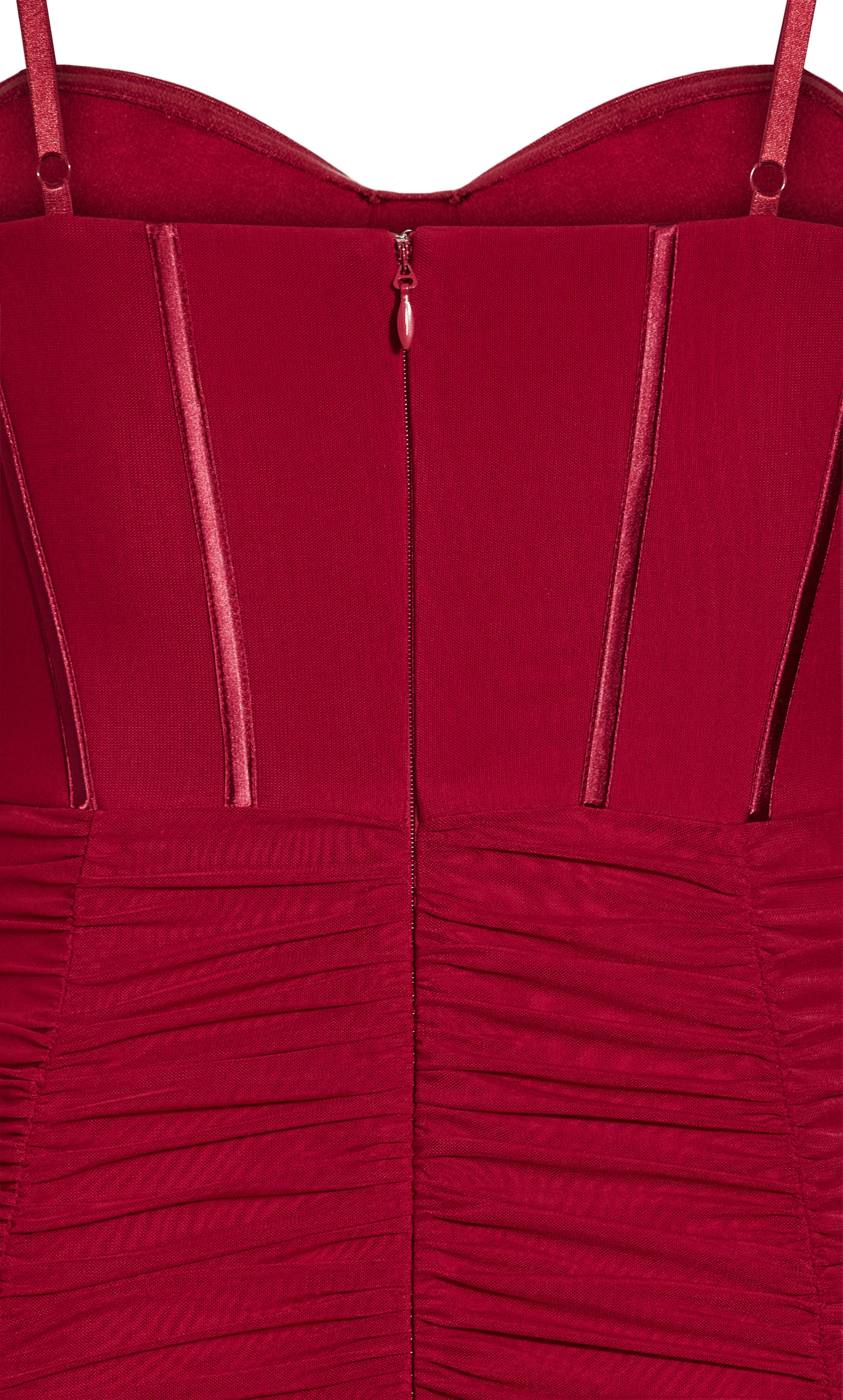 Girly Mesh Dress - love red, RED, alternate image number 5