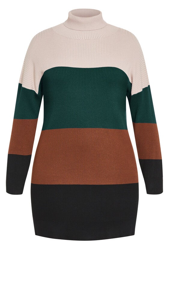 Harper Sweater Dress- jade, JADE, alternate image number 5