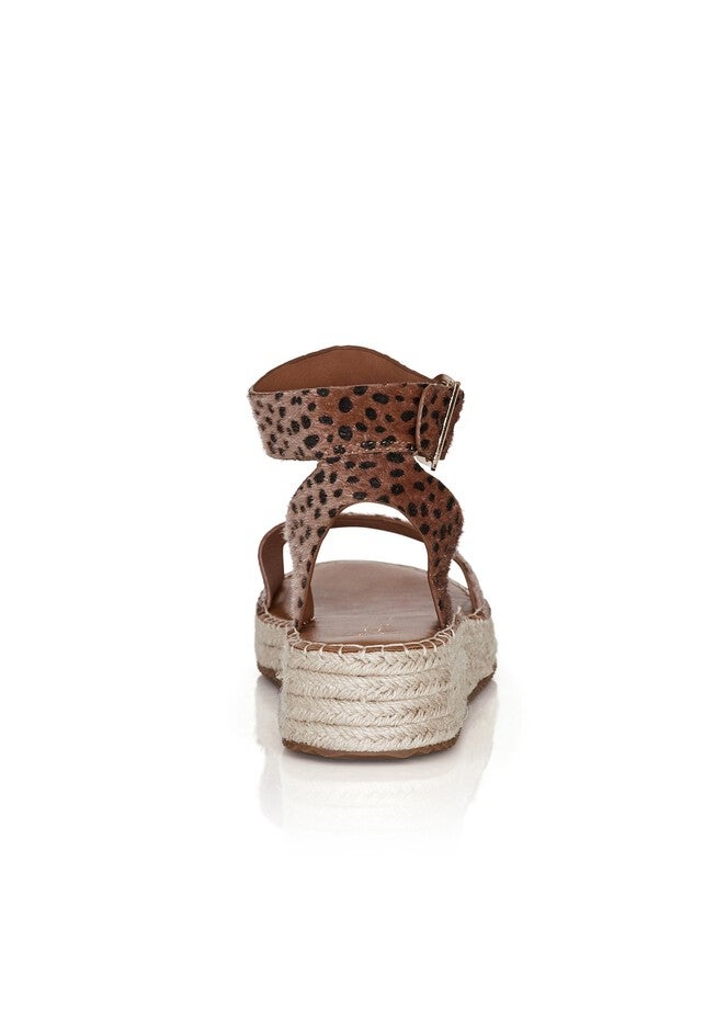 WIDE FIT Melody Print Platform - tan, SPOTTY, alternate image number null