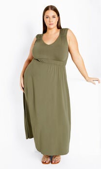 Lani Maxi Dress - olive