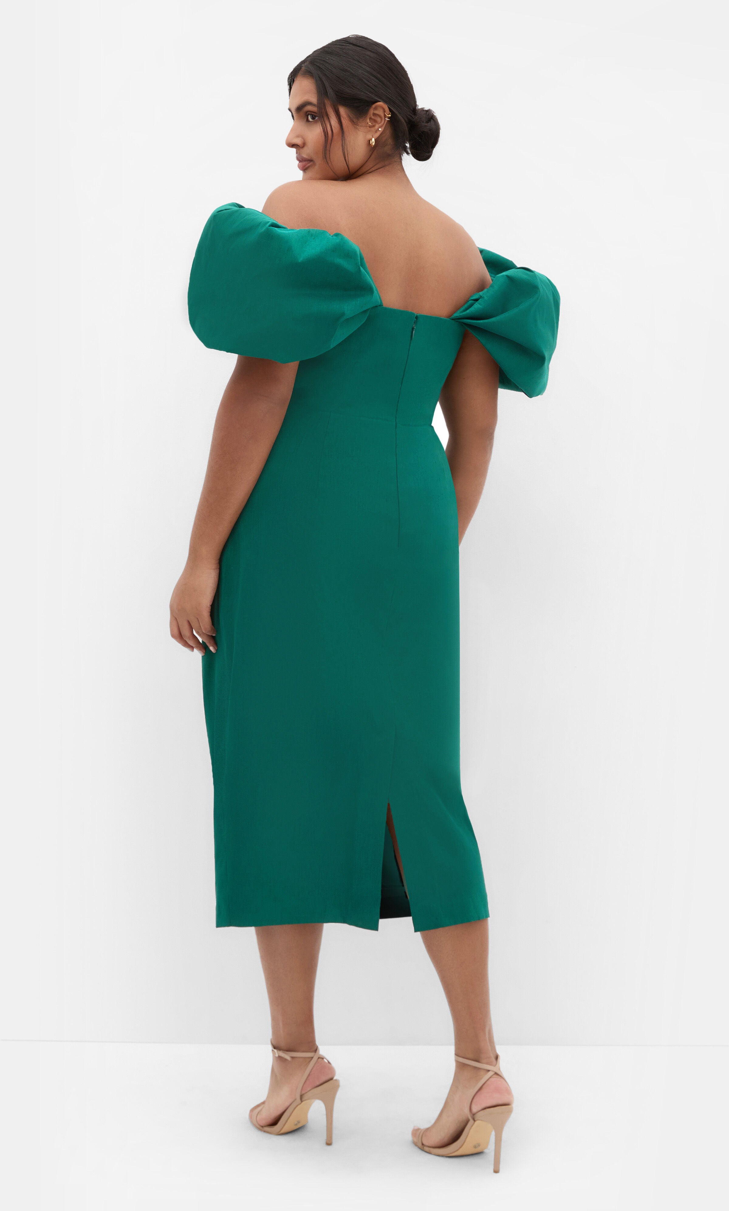 Elyse Dress, GREEN, alternate image number 2