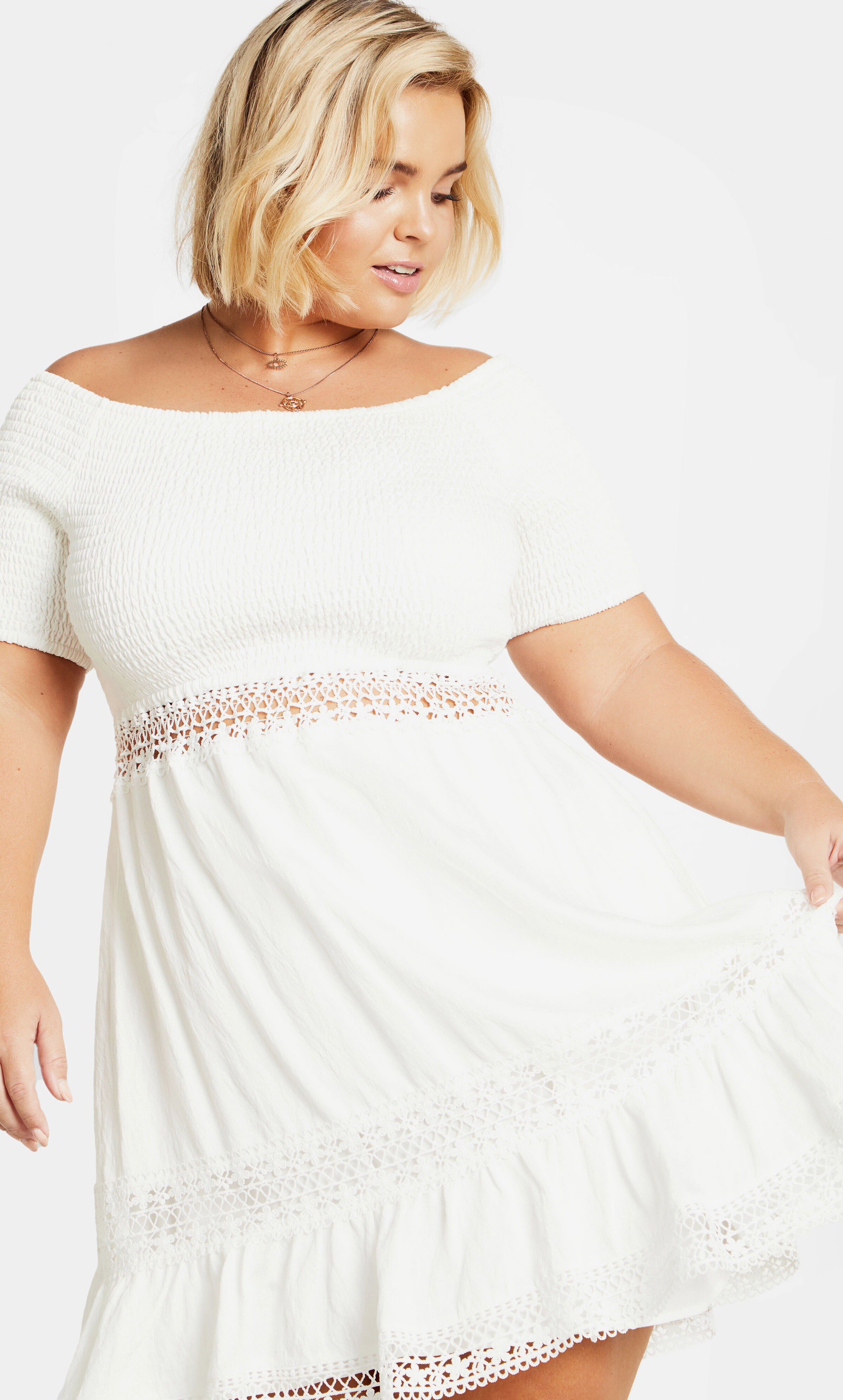 Aura Dress - ivory, IVORY, alternate image number 2