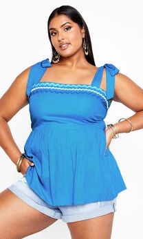 Paradiso Top - ice blue