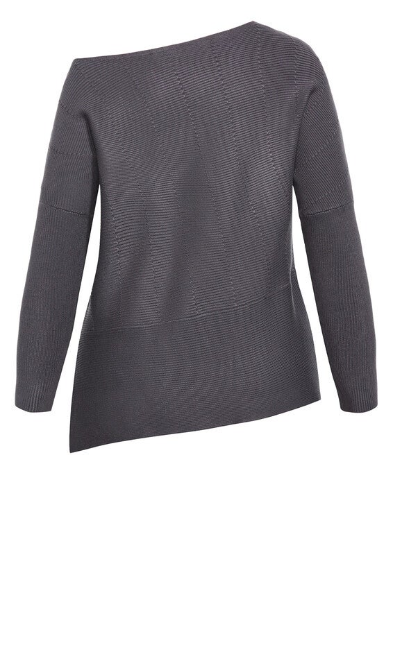 Lean In Sweater - smoke, GRAY, alternate image number 6