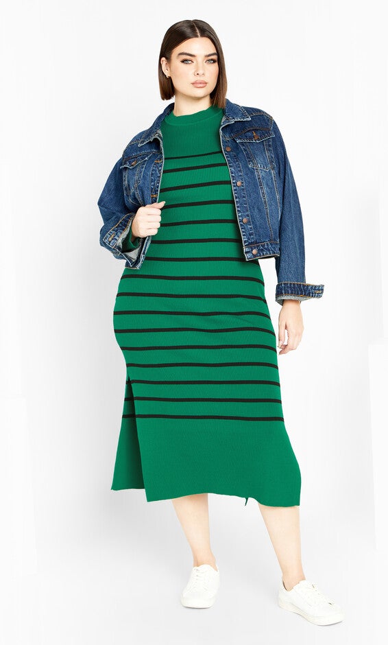 Maddie Dress - green, GREEN/BLK, hi-res image number null