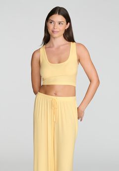 The Scoop Neck Tank - Modal Silk Rib