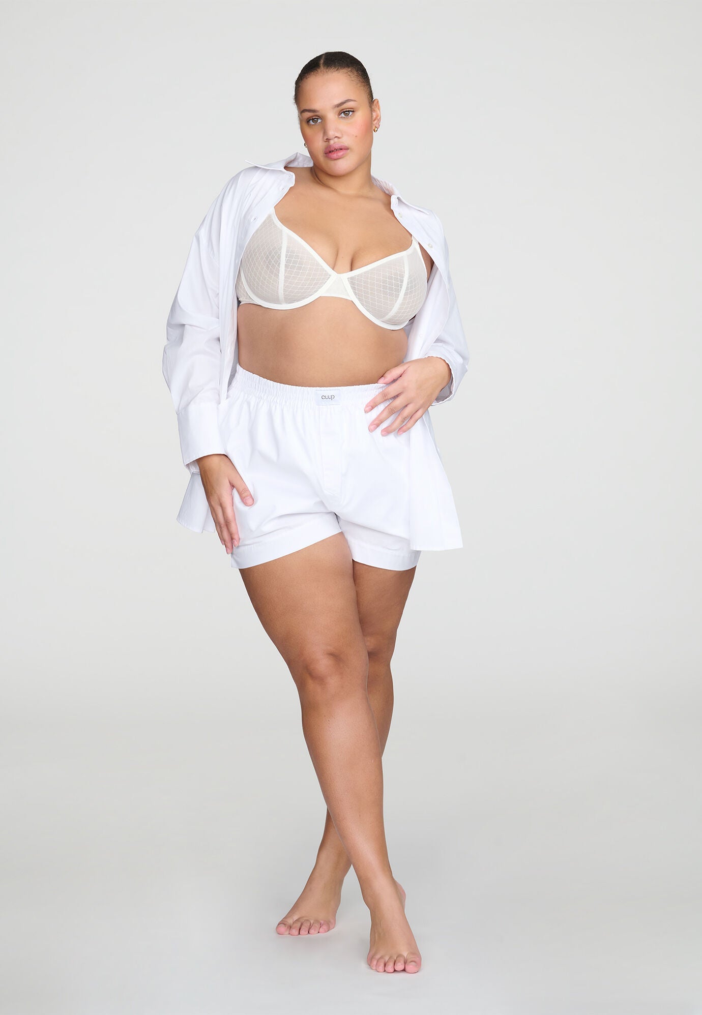 The Oversized Shirt- Cotton, SALT, alternate image number 7