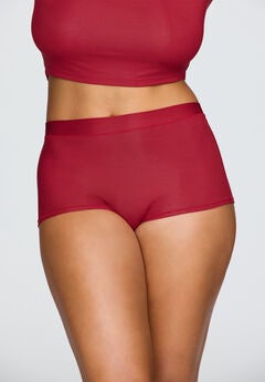 The Boyshort - Modal Silk Rib