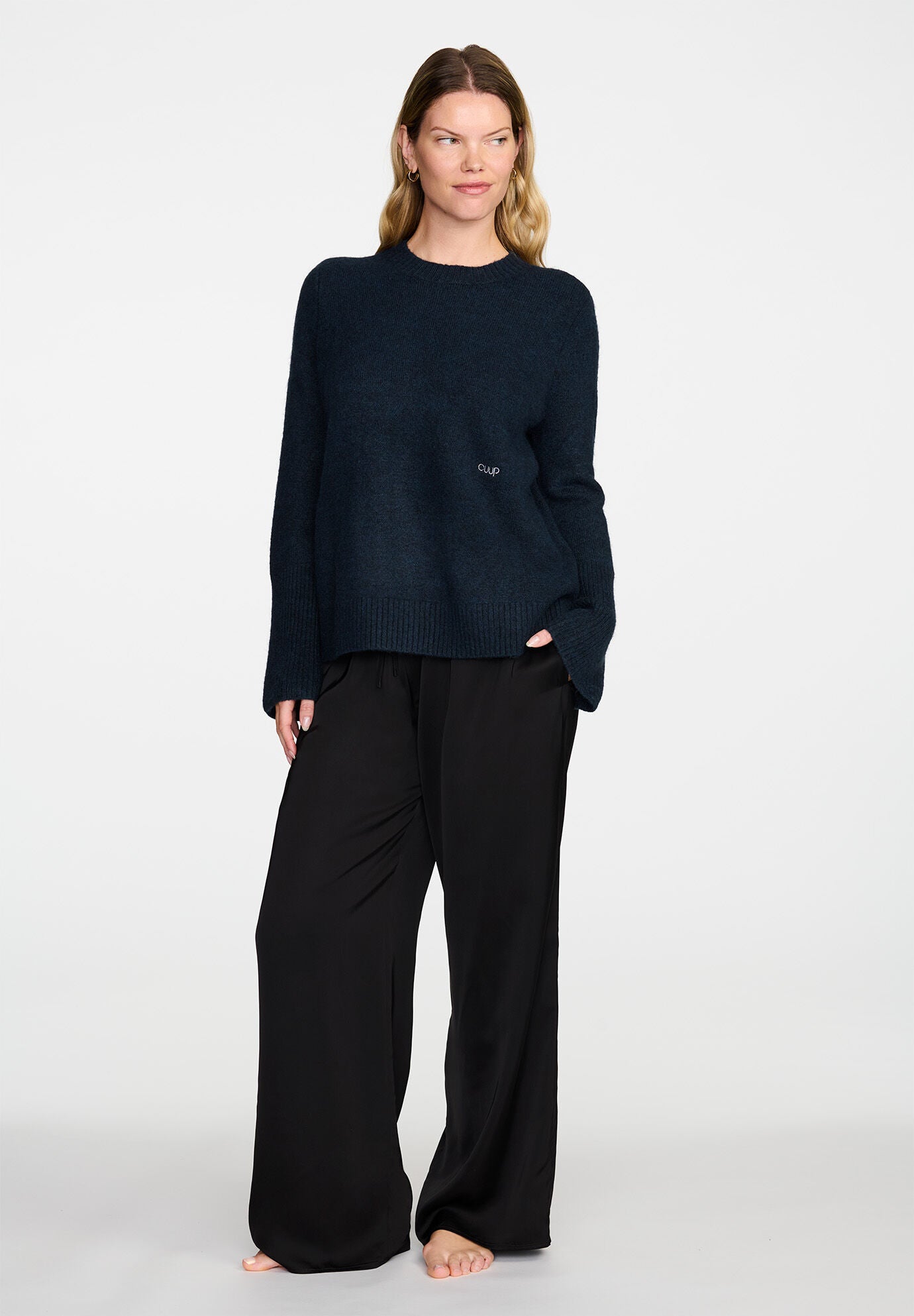The Satin Pants, BLACK, alternate image number 4