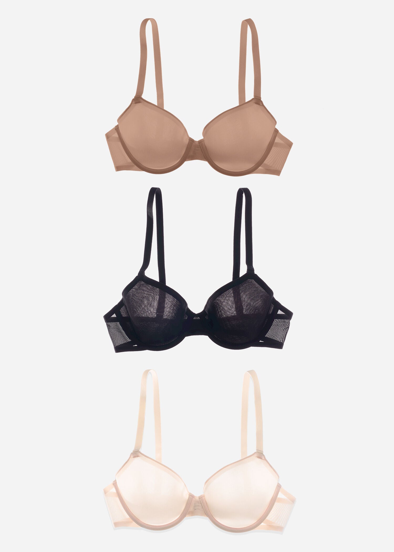The Demi T Shirt Bra 3 Pack, , hi-res image number 0