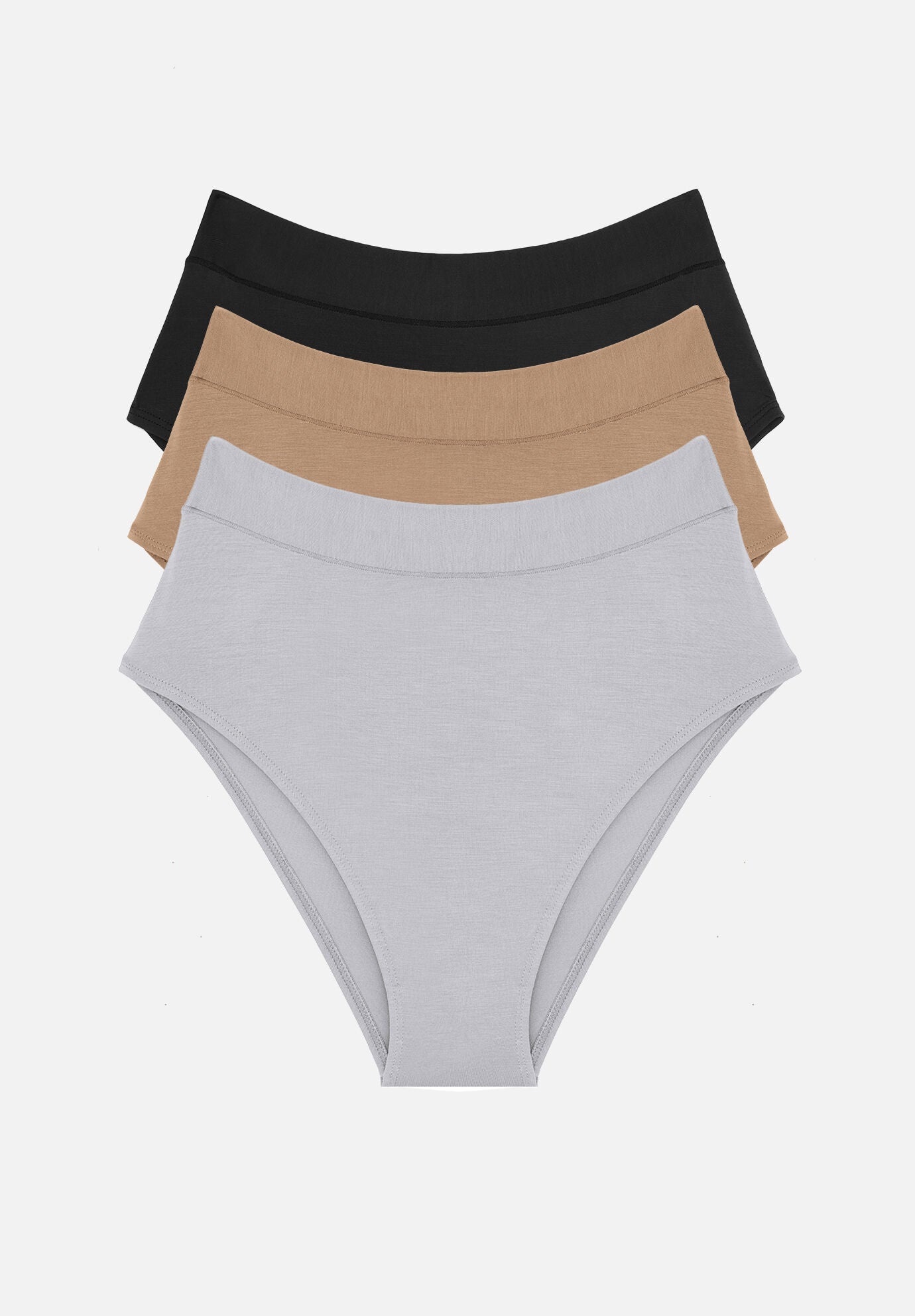 The Highwaist Pack of 3 &ndash; Modal, New Neutral, , hi-res image number 0