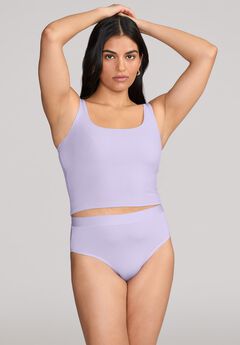 The Square Neck Tank - Modal Silk Rib