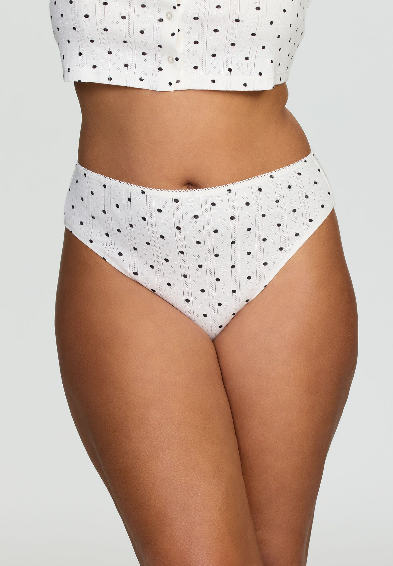 The Brief- Pointelle, SALT POLKA DOT, alternate image number 7