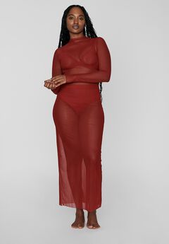 The Mockneck Dress - Mesh