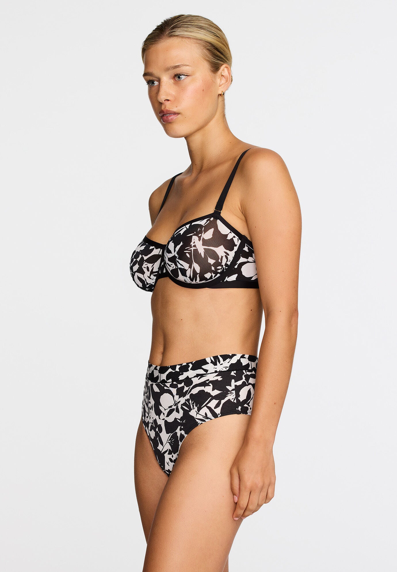 The Balconette - Mesh, GRAPHIC FLORAL, alternate image number 2