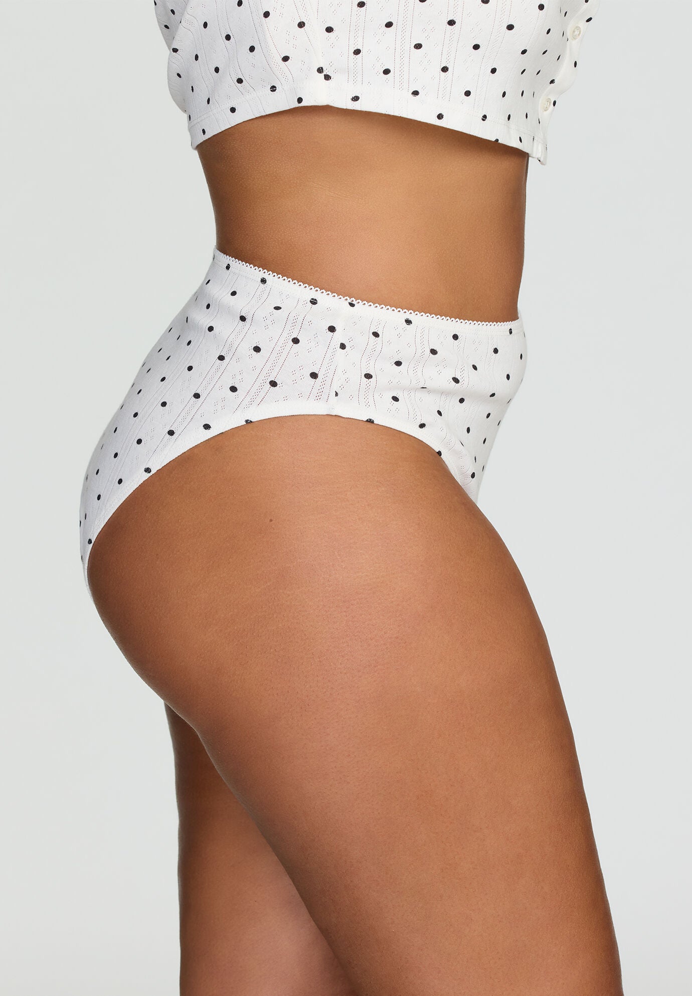 The Brief- Pointelle, SALT POLKA DOT, alternate image number 8