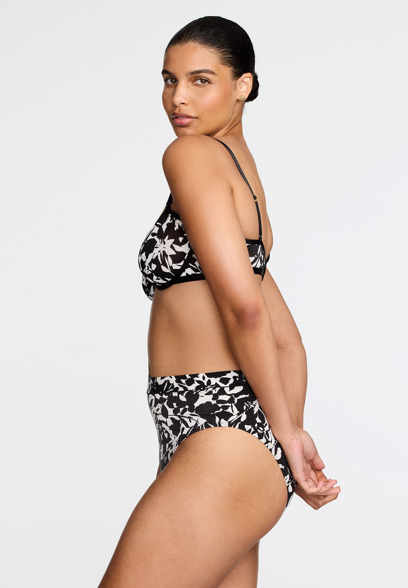 The Balconette - Mesh, GRAPHIC FLORAL, alternate image number 5