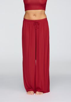 The Drawstring Pant - Modal Silk Rib