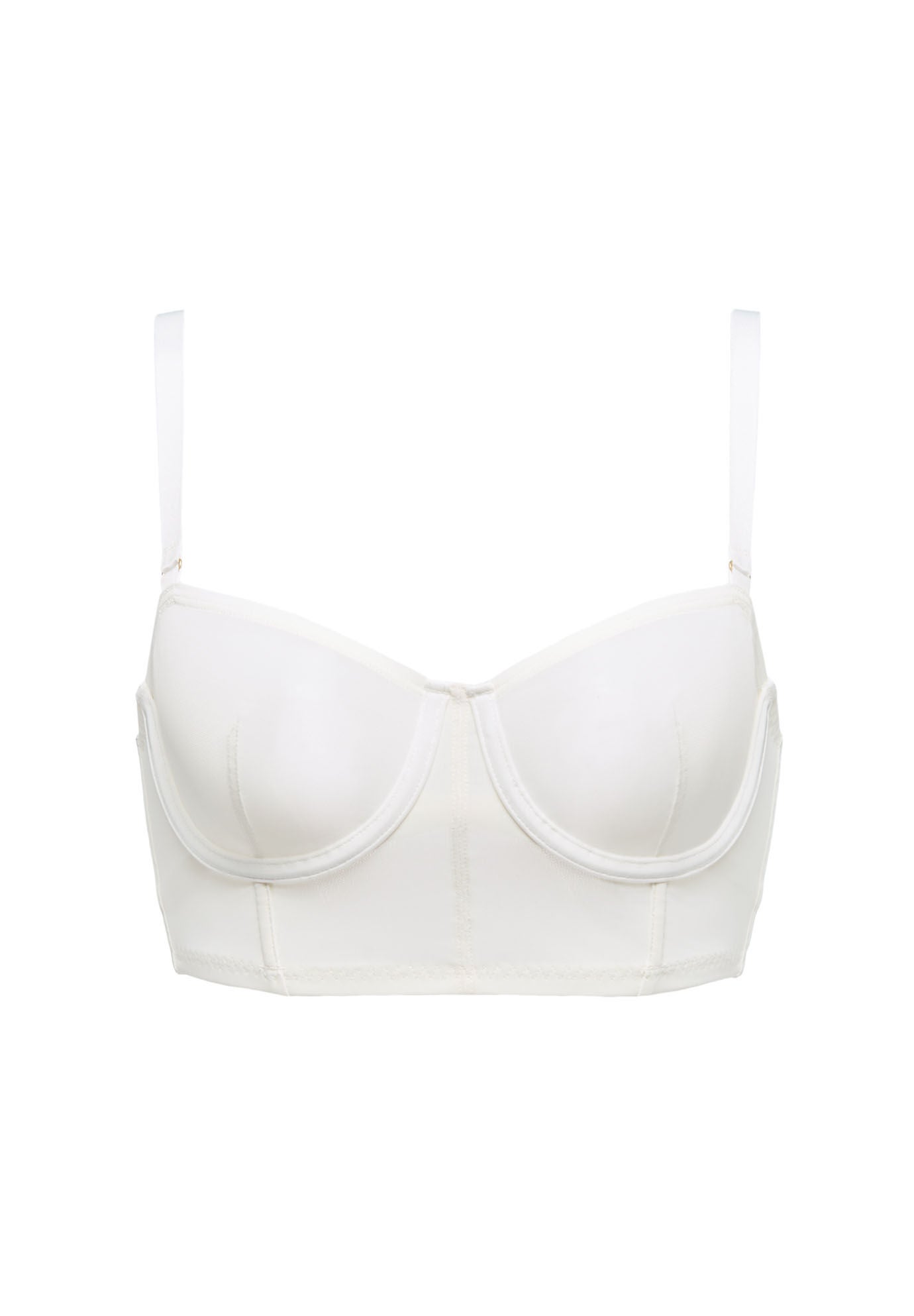 The Longline Bra - Mesh, SALT, alternate image number 2