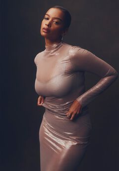 The Mockneck Top - Mesh