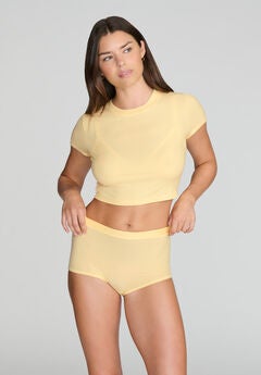 The Baby Tee - Modal Silk Rib