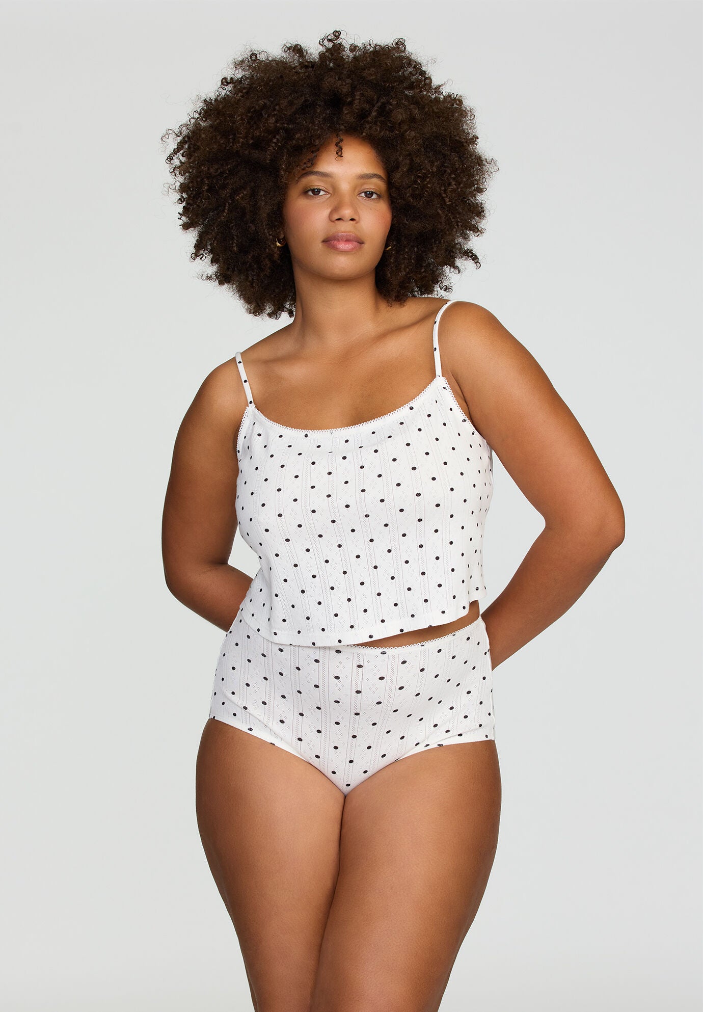 The Tank- Pointelle, SALT POLKA DOT, alternate image number 6