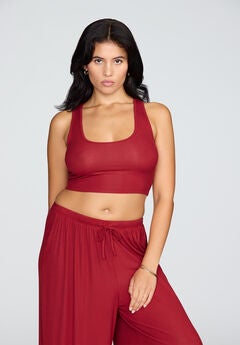 The Scoop Neck Tank - Modal Silk Rib