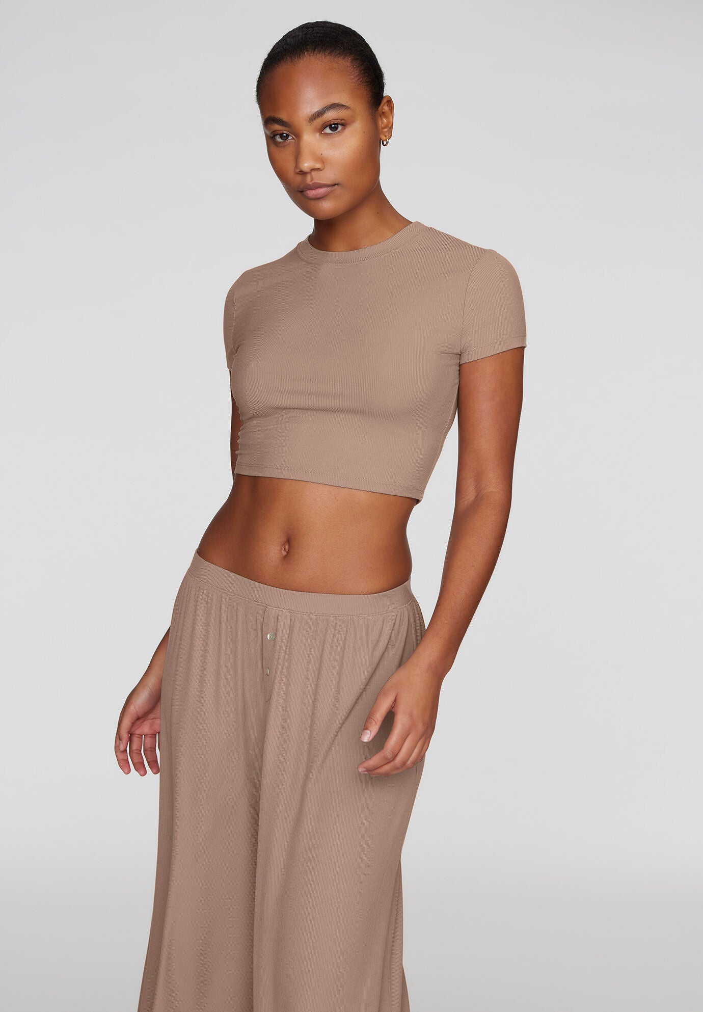 The Baby Tee - Modal Silk Rib