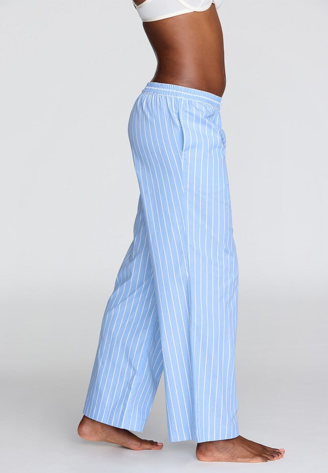The Lounge Pant- Cotton, OCEAN STRIPE, alternate image number null