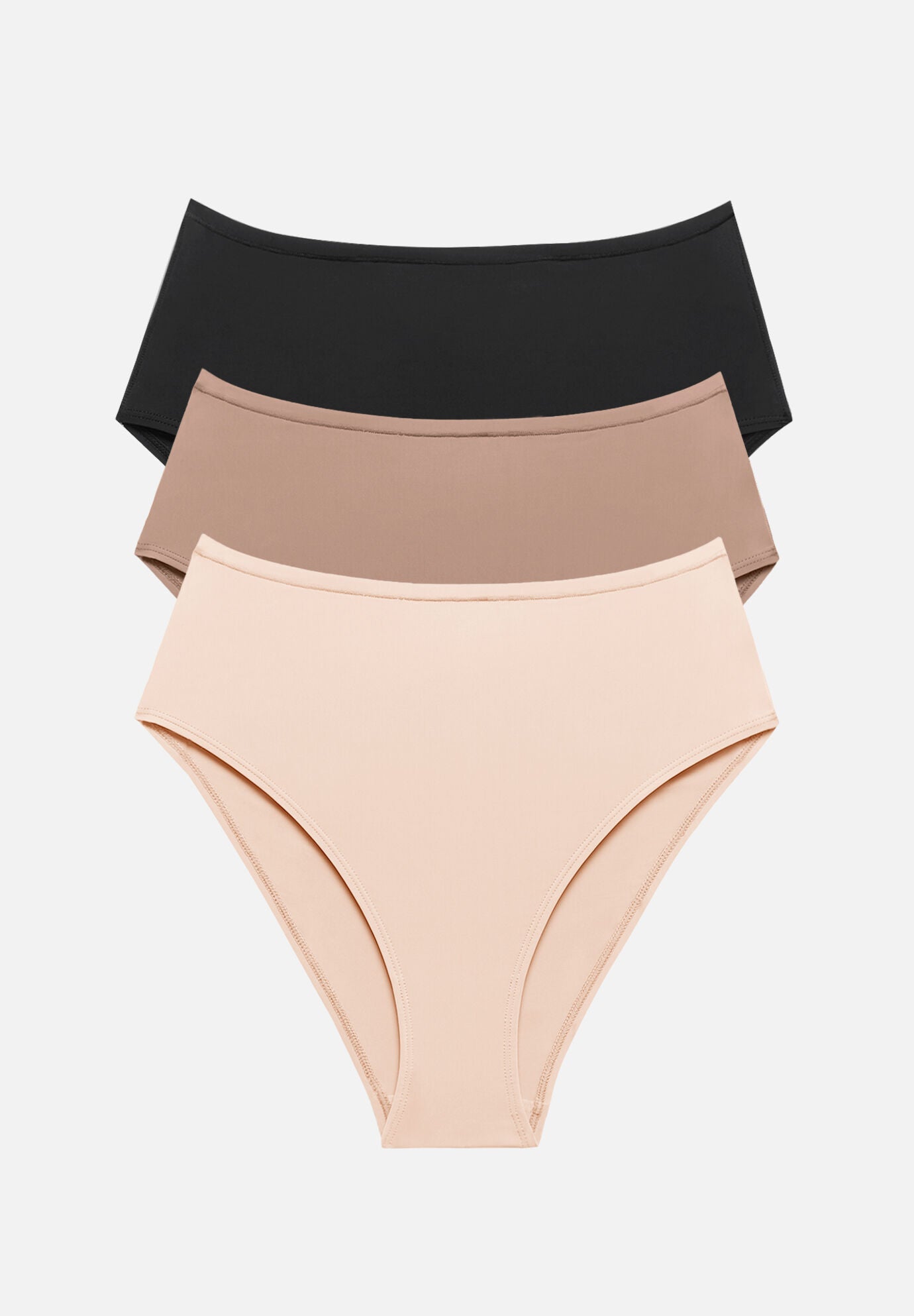 The Highwaist Pack of 3 - Micro, Black, , hi-res image number 0