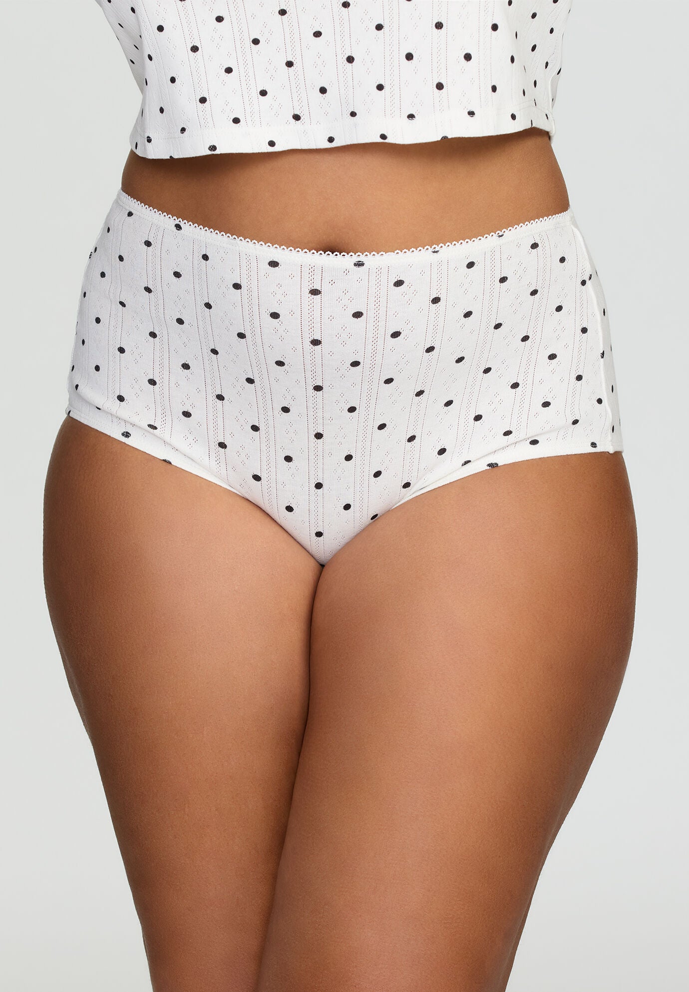 The Tap- Pointelle, SALT POLKA DOT, alternate image number 7